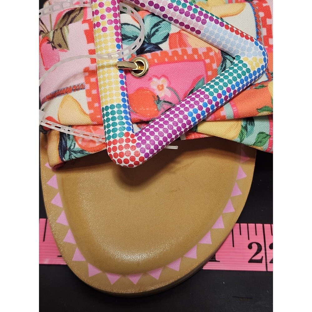 GB Girls 5M Flat Sandals NWT Mixed Fruit Boho Summer Vacation Resort Wear Buckle - Picture 8 of 15